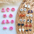 KEOKER Halloween Polymer Clay Cutters - 10 Shapes for Earrings, Pumpkin Clay Cutter for Halloween