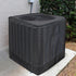 uxcell Air Conditioner Cover, 26"x26"x32" Outdoor Unit Square Vertical Protective Cover (Black)