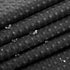 Waffle Weave Shower Curtain, Black Heavyweight Fabric, Washable & Water Repellent, 71x72 Inch Hotel Luxury Spa