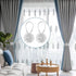 2 PCS Magnetic Curtain Tiebacks, Decorative No Drilling Drapery Tieback with High-Elastic Band
