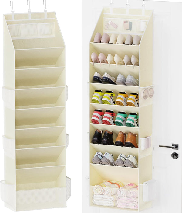 Criusia Shoe Storage, Over the Door Shoe Organizer, Hanging Closet Shoe Storage