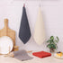 Kitinjoy 100% Cotton Kitchen Dish Cloths, 8 Pack Ultra Soft Absorbent Dish Towels, 12 X 12 Inch