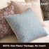 20x20 Inch Amor Virisso Floral Pillow Covers Farmhouse Block Print Pillow Cover Accent Square Neutral Modern Decorative