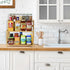 Countertop Counter (3-Tier) Sorbus Kitchen Organizer Bamboo Wooden Storage Shelf Rack for Spice, Soap, Skin Care