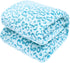 Blue Throw Blanket, Small Soft Cozy Fuzzy Baby Toddler Blankets for Girls