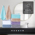 Cosy Family 24 Pack Set 12 12 inches, Soft Washcloths - x Quick Drying - Highly Absorbent Coral Velvet Fingertip Towel