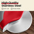 Kitchy Pizza Cutter Wheel Ergonomic Slicer with Protective Blade Cover (Red)