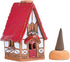 Ceramic Houses Collection - Miniature Fantasy House - Room Decoration - Cone Incense Holder R504WR