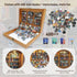 Silanit 6 400 10.2 9.1 3.1 Anxiety Bookshelf with Decorative Mini Lights and Mini Book Pieces, Miniature Bookshelf