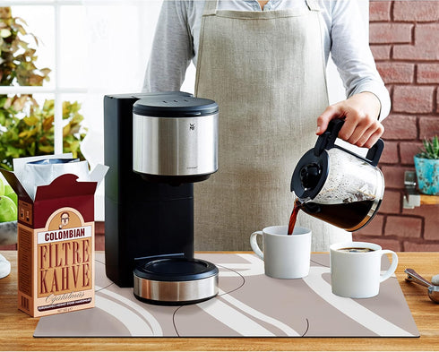 Mat,Counter Golener Bar Mat Spill Protector Absorbent Coffee Maker Spill Mat Under Espresso Maker rug,Heat Resistant