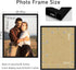 24x30 1 Pack Picrit Picture Frame, Black Engineered Wood Posters Frame for Horizontal or Vertical Wall Mounting