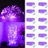 Fairy Lights,Silver Wire String Lights Waterproof,Battery Operated 7FT 20LED Firefly Starry Moon