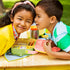 Munchkin Lunch Bento Box for Kids - Includes Stainless Steel Utensils, BPA-Free, Pink/Green/Yellow, 18 Months and Up