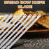 Bread Bow Knife Blades, Stainless Steel Replacement Blades for Homemade Bread Cutting, 10.8 Inches (8 Pcs)