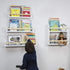 Set 3, Wallniture Utah Wall Mount Nursery Dcor Kids Bookshelf Floating Wall Shelves Book Photo Display Long Varying
