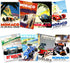 Artery8 Monaco Grand Prix Classic Racing Motor Sport Advert - Premium Wall Art Poster Pack of 8 for Home Decor