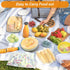 100pcs Plastic Bowl Covers, Elastic Reusable Fresh Keeping Bags for Bread Proofing and More