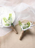 Woodland Boutonniere Set for Men - 2PC Handmade Greenery Corsage, White Antler for Wedding, Groomsmen, Formal Events