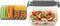 SnapLock by Progressive Bento-To-Go Container, Gray, SNL-1021GY, Easy-To-Open, Leak-Proof Silicone Seal, Stackable