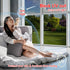 One Way Privacy Window Film, Sun Blocking Heat Tint, Static Cling & Anti UV, Black-Silver, 17.5 x 78.74 Inch