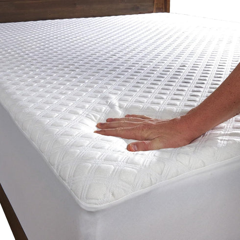SafeRest Sleepure Waterproof Mattress Protector Full Size - Viscose Derived from Bamboo