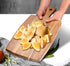 Best Acacia Wood Cutting Board with Handle, Kitchen Chopping Boards for Bread, Meat, Fruit, Cheese