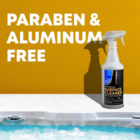 16oz Hot Tub Cleaner Spray - Spa Surface Cleaner for Hot Tub Chemical Made in the USA - AquaDoc