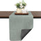 Chitomars Table Runners 72 Inches Long, Dual-Sided Faux Leather Farmhouse Table Runner Waterproof