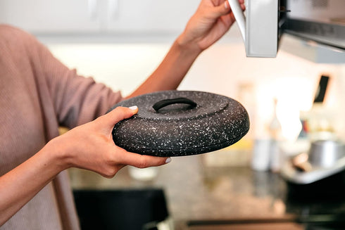 Dexas XL Tortilla Warmer, 9.5" Granite Pattern, Ideal for Tortillas, Breads, Pancakes, Pita, Corn Breads