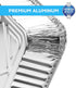 MontoPack Aluminum Foil Pans, Half Size Roasting Chafing Pan, 10 Pack of 9x13 Tins for Cooking and Catering
