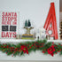 DearHouse 5.3 Ft Artificial Poinsettia Christmas Garland with Red Berries, Holly Leaves, Pine Cone Decor