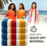 4Pcs Set, 30"x 60" 100% (Summer Set CASA COPENHAGEN Bora Bora Towels Yellow Designer Stripe Beach Towels Gift Oversized