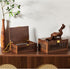 Decorative Rattan Storage Boxes: Solid Wood Woven Baskets with Lid, Keepsake Memory Jewelry Box, Natural Boho Organizer