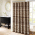 Madison Park Bellagio Shower Curtain, Transitional 72 x 72, Taupe Beige for Bathroom