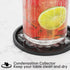 Set 6 HFHOME Silicone Coasters for Drinks - Pcs Cup Mat for Coffee Table, Desk, Bar - Home Decor Tabletop Protection