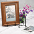 uxcell 7 Inch Iron Decorative Plate Stand - 2Pcs Metal Easel Folding Display Stand for Photo Frame, Gold