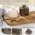 SIMPLURA STUDIO (3.5oz) Countertop Beige Marble Salt Cellar with Lid - Scratch-resistant & Easy-to-Clean Salt
