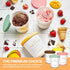 32 oz 4-Pack Frozen 2 Ice Cream Containers with Airtight Silicone Lids ( ) Homemade Ice Cream Container perfect