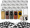 DIDITIME 24Pcs Spice Jars with Label, 4oz Empty Square Seasoning Containers, Spice Jars