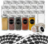 DIDITIME 24Pcs Spice Jars with Label, 4oz Empty Square Seasoning Containers, Spice Jars