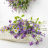 12 Pack 17 Inch Summer LLZLL Spring Decorations for Home Purple Spring Flowers Artificial Spring Floral Stems
