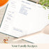 CATCHYOURDREAMS Blank Recipe Book - Keepsake Family Heirloom Cookbook (Rosemary Green)