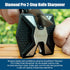 AccuSharp Diamond Pro 2-Step Knife Sharpener, Restores & Sharpens Blades, Compact & Portable Keychain Tool, Black