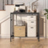 31.5" 2-Tier Homeiju Entryway Table Width, Console Table with Adjustable Shelves, Industrial Sofa Table with Storage