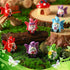 40 1.18 Inch Wesiti Pcs Spring Decoration Butterfly Mini Resin Gnomes Spring Miniature Figurine Statues Tiny Gnomes