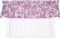 Victoria Park Toile Tailored Valence Window Curtain, Red