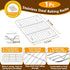 P&P CHEF 10.4 Inch Baking Sheet Pan with Rack Set, Stainless Steel Cookie Sheet Pan for Oven Use