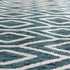 Jill Zarin Outdoor Collection Area Rug, Turks and Caicos (2' 2" x 3' Rectangle Teal/Ivory)