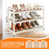 DIDSIS 3-Tier 200 lbs Closet, Heavy Duty Metal Shoe Rack, Load Capacity Shoe Organizer with Reinforced Steel Tubes