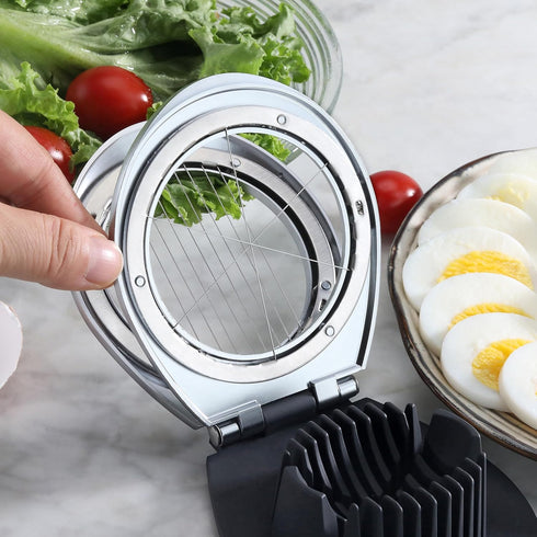 New Star Foodservice 42634 Heavy Duty Egg Slicer, 3 Slicing Styles (Hand Wash Only)